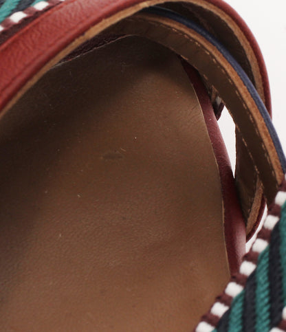 エルメス サンダル ローマエスパドリーユ ウェッジソール レディース SIZE 36 HERMES