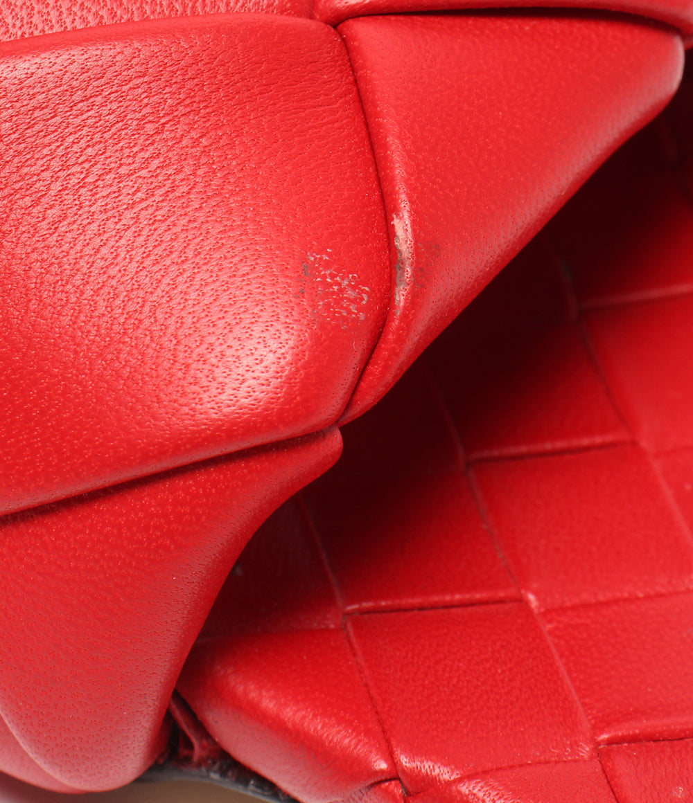 ボッテガヴェネタ サンダル リドフラット レッド レディース SIZE 37 BOTTEGA VENETA