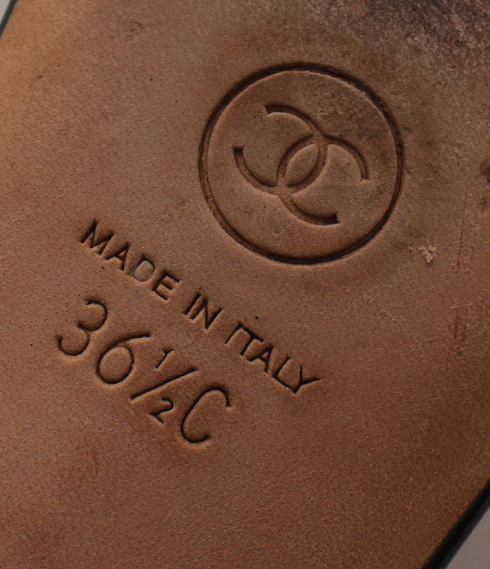 シャネル サンダル ビーズ ココマーク レディース SIZE 36.5 CHANEL