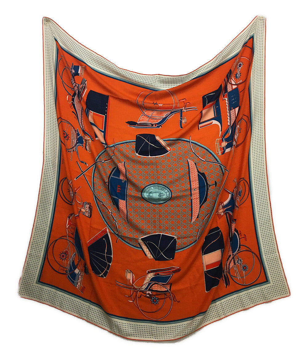 エルメス スカーフ LES VOITURES A TRANSFORMATION カレ140 レディース HERMES