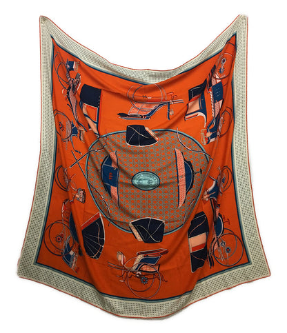 エルメス スカーフ LES VOITURES A TRANSFORMATION カレ140 レディース HERMES