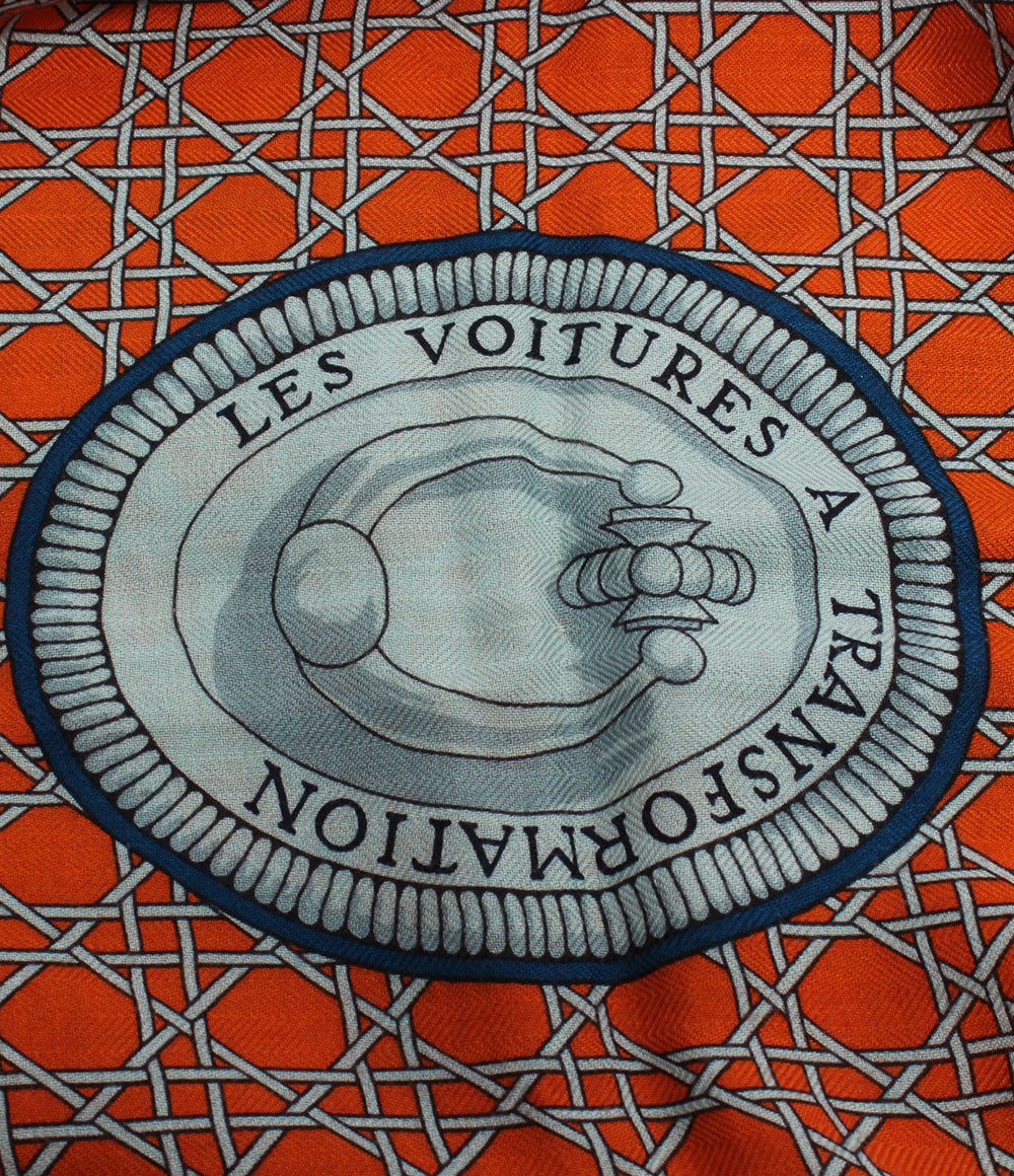 エルメス スカーフ LES VOITURES A TRANSFORMATION カレ140 レディース HERMES