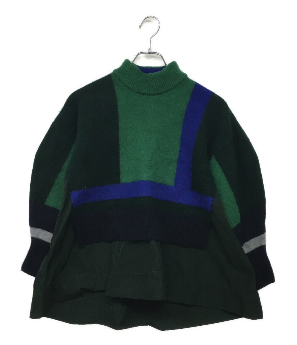 ENFOLD ニット COLOR-BLOC PULLOVER 300HA470-2360 レディース SIZE 36 エンフォルド