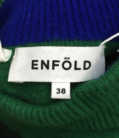 ENFOLD ニット COLOR-BLOC PULLOVER 300HA470-2360 レディース SIZE 36 エンフォルド