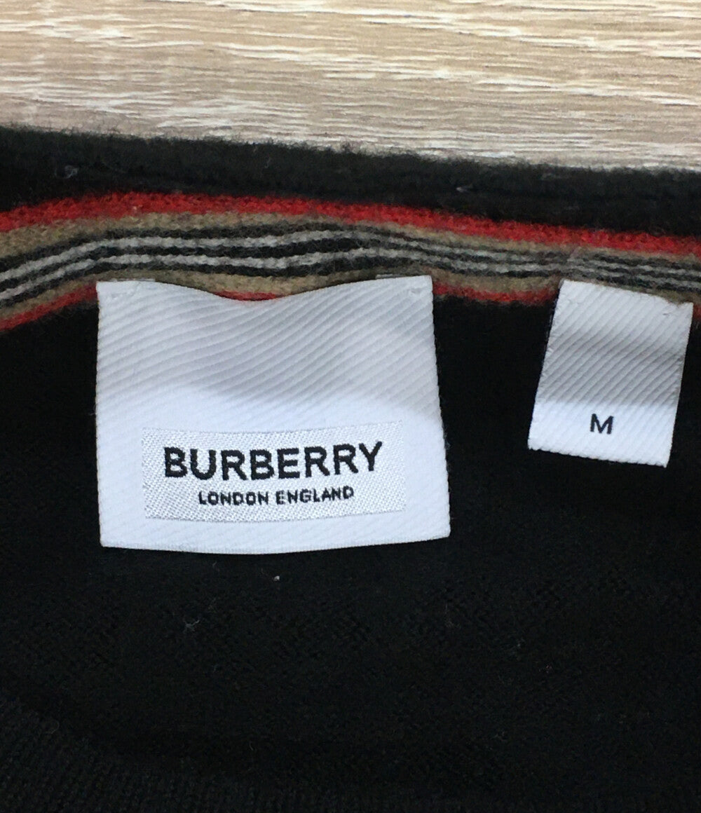 BURBERRY バーバリー ニット アイコンストライプ セーター BURBERRY ニット アイコンストライプパネルセーター メンズ SIZE M