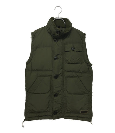 バーバリーブラックレーベル ダウンベスト カーキ E3F14-221-79 メンズ SIZE M BURBERRY BLACK LABEL