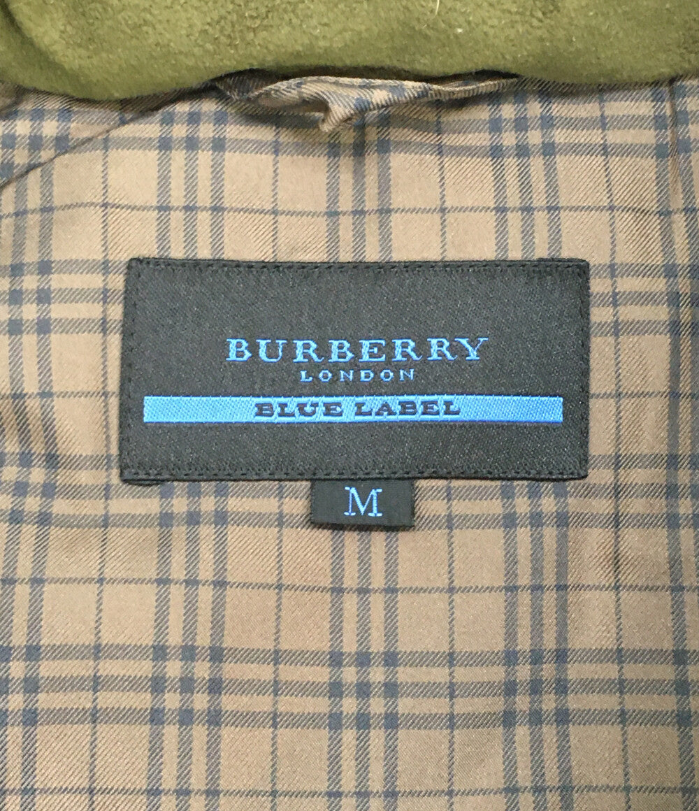 バーバリーブラックレーベル ダウンベスト カーキ E3F14-221-79 メンズ SIZE M BURBERRY BLACK LABEL