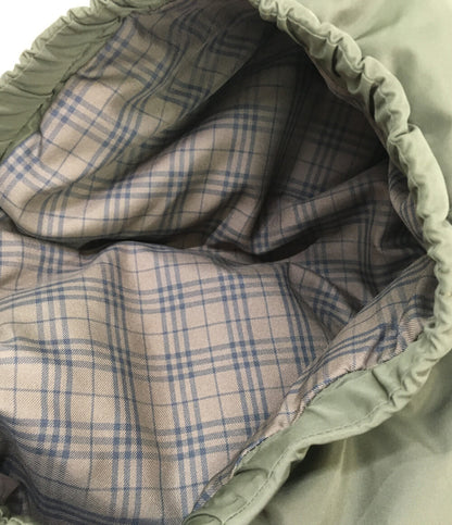 バーバリーブラックレーベル ダウンベスト カーキ E3F14-221-79 メンズ SIZE M BURBERRY BLACK LABEL