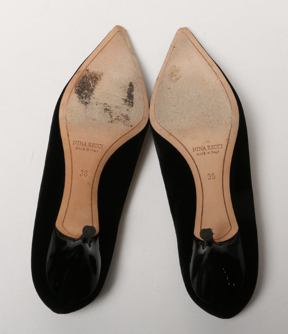 ニナリッチ パンプス ベルベット レディース SIZE 36 NINA RICH