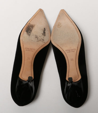 ニナリッチ パンプス ベルベット レディース SIZE 36 NINA RICH