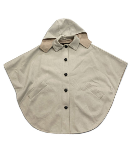 ルイヴィトン ポンチョ ウール アンゴラ ベージュ F6C016UEZ 14AW レディース SIZE 34 LOUIS VUITTON