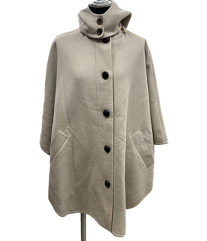 ルイヴィトン ポンチョ ウール アンゴラ ベージュ F6C016UEZ 14AW レディース SIZE 34 LOUIS VUITTON