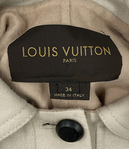 ルイヴィトン ポンチョ ウール アンゴラ ベージュ F6C016UEZ 14AW レディース SIZE 34 LOUIS VUITTON