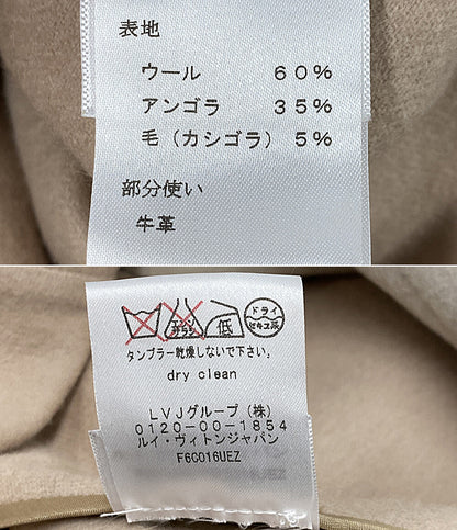 ルイヴィトン ポンチョ ウール アンゴラ ベージュ F6C016UEZ 14AW レディース SIZE 34 LOUIS VUITTON