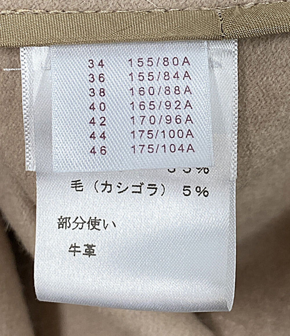 ルイヴィトン ポンチョ ウール アンゴラ ベージュ F6C016UEZ 14AW レディース SIZE 34 LOUIS VUITTON