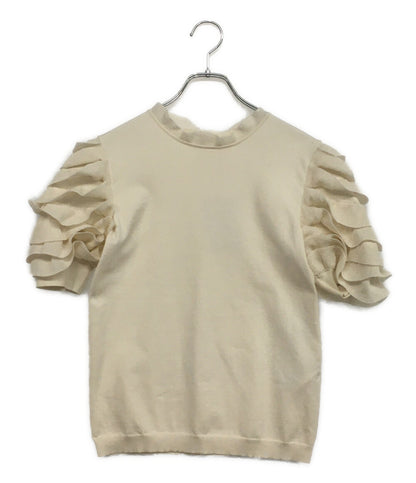 クロエ 半袖フリルニット 24SS CHC24UMP15510107XS レディース SIZE XS Chloe