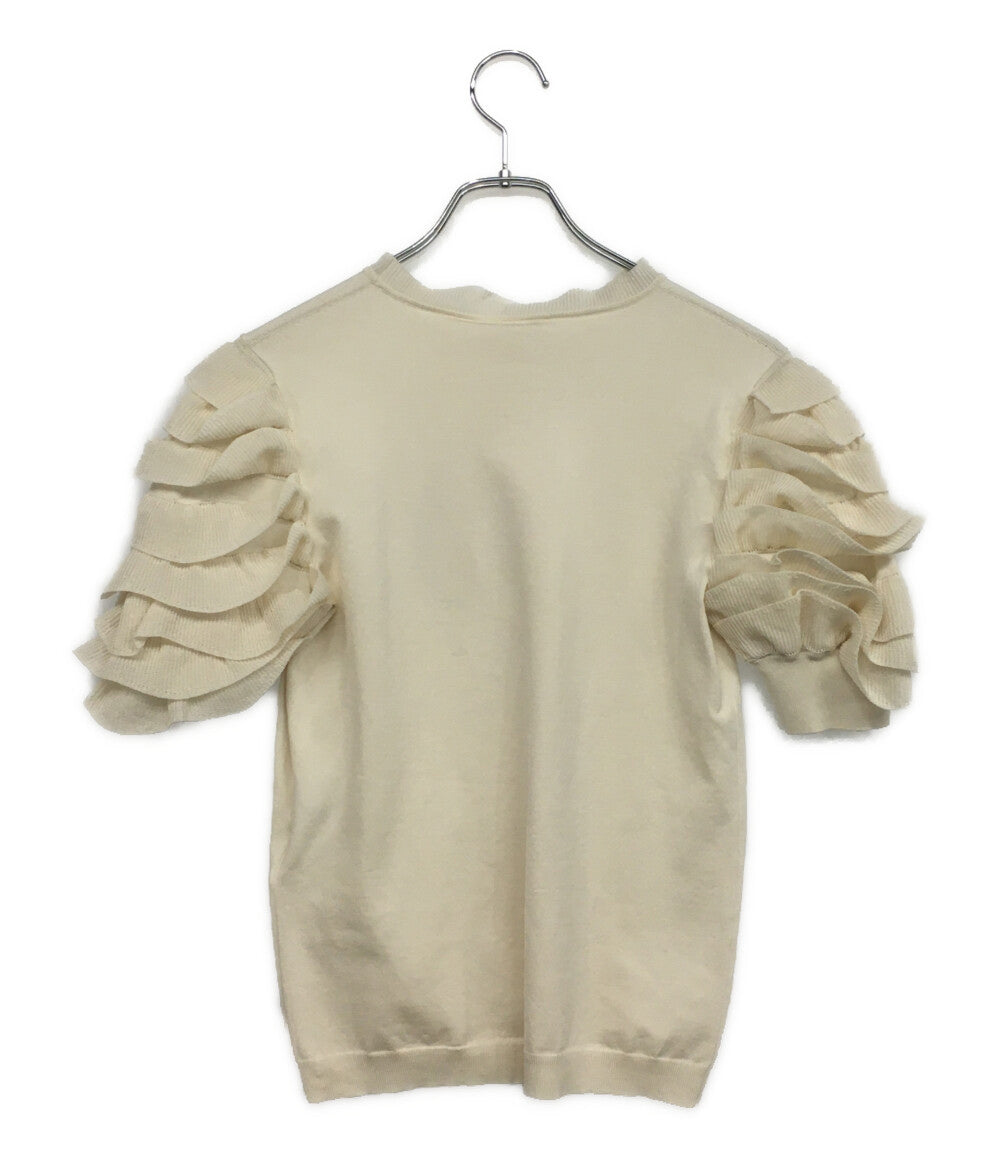 クロエ 半袖フリルニット 24SS CHC24UMP15510107XS レディース SIZE XS