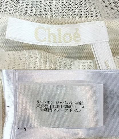 クロエ 半袖フリルニット 24SS CHC24UMP15510107XS レディース SIZE XS Chloe
