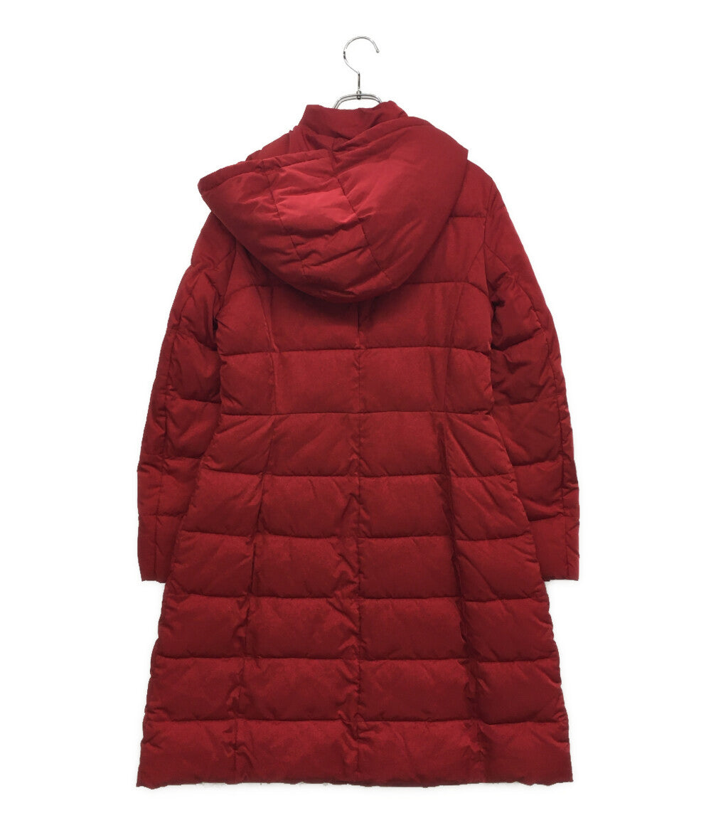 エンポリオアルマーニ 美品 キルティング中綿コート レッド 6Z2L67 2NAGZ レディース SIZE 44 EMPORIO ARMANI
