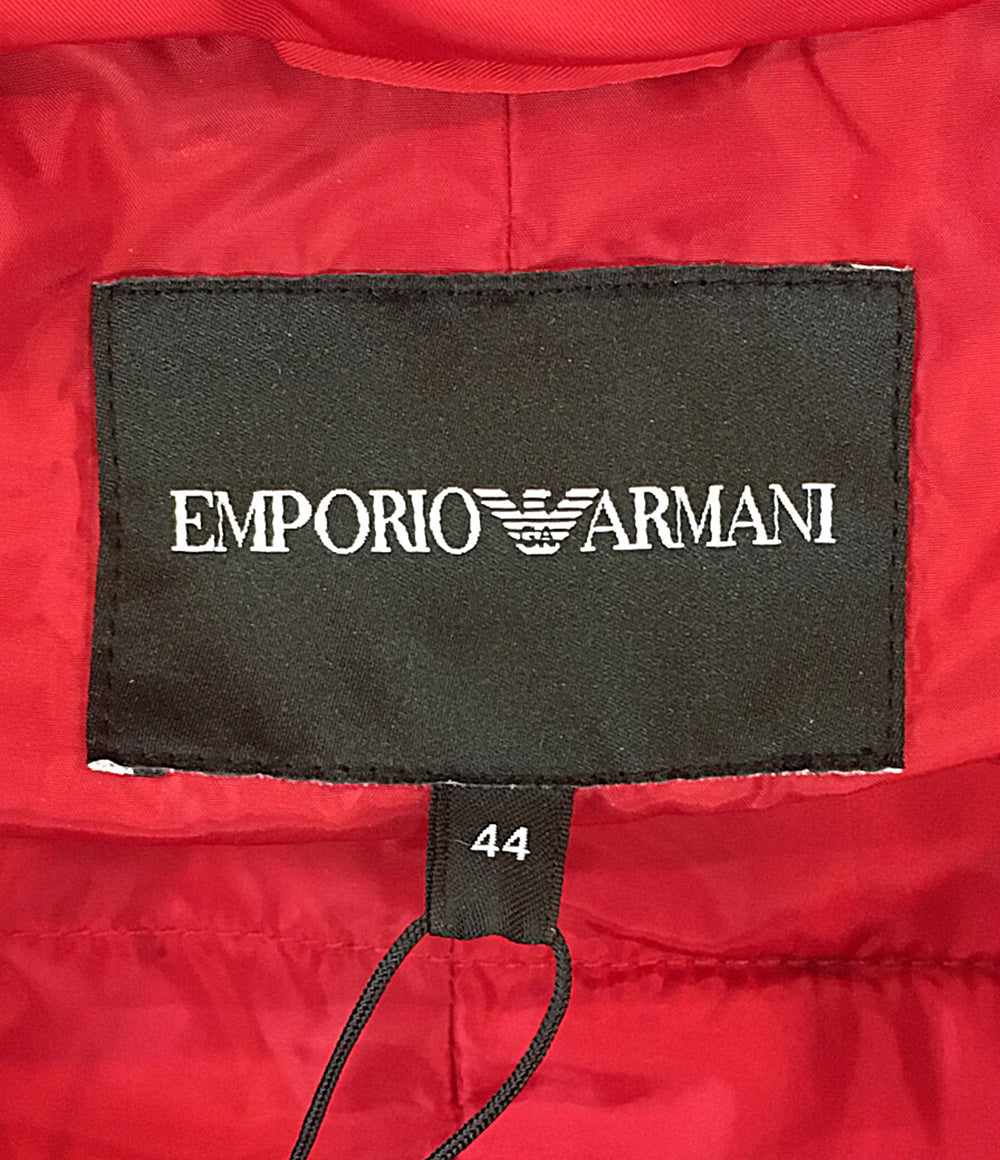 エンポリオアルマーニ 美品 キルティング中綿コート レッド 6Z2L67 2NAGZ レディース SIZE 44 EMPORIO ARMANI