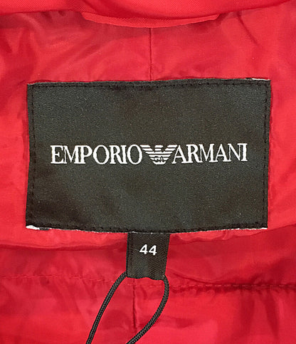 エンポリオアルマーニ 美品 キルティング中綿コート レッド 6Z2L67 2NAGZ レディース SIZE 44 EMPORIO ARMANI