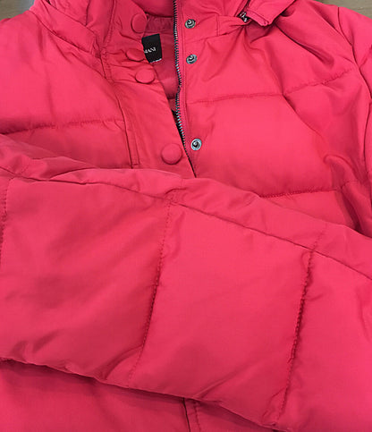 エンポリオアルマーニ 美品 キルティング中綿コート レッド 6Z2L67 2NAGZ レディース SIZE 44 EMPORIO ARMANI