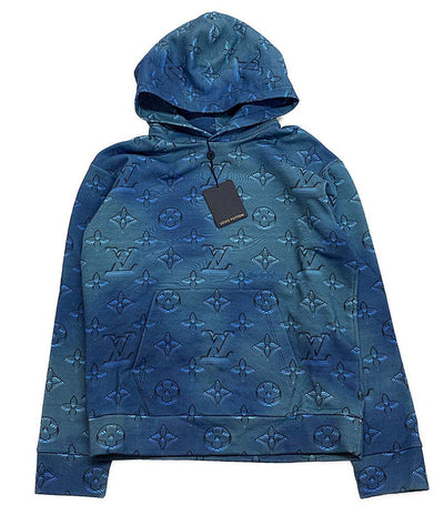 ルイヴィトン 美品 2022AW プルオーバーパーカー 3Dモノグラム メンズ SIZE M LOUIS VUITTON