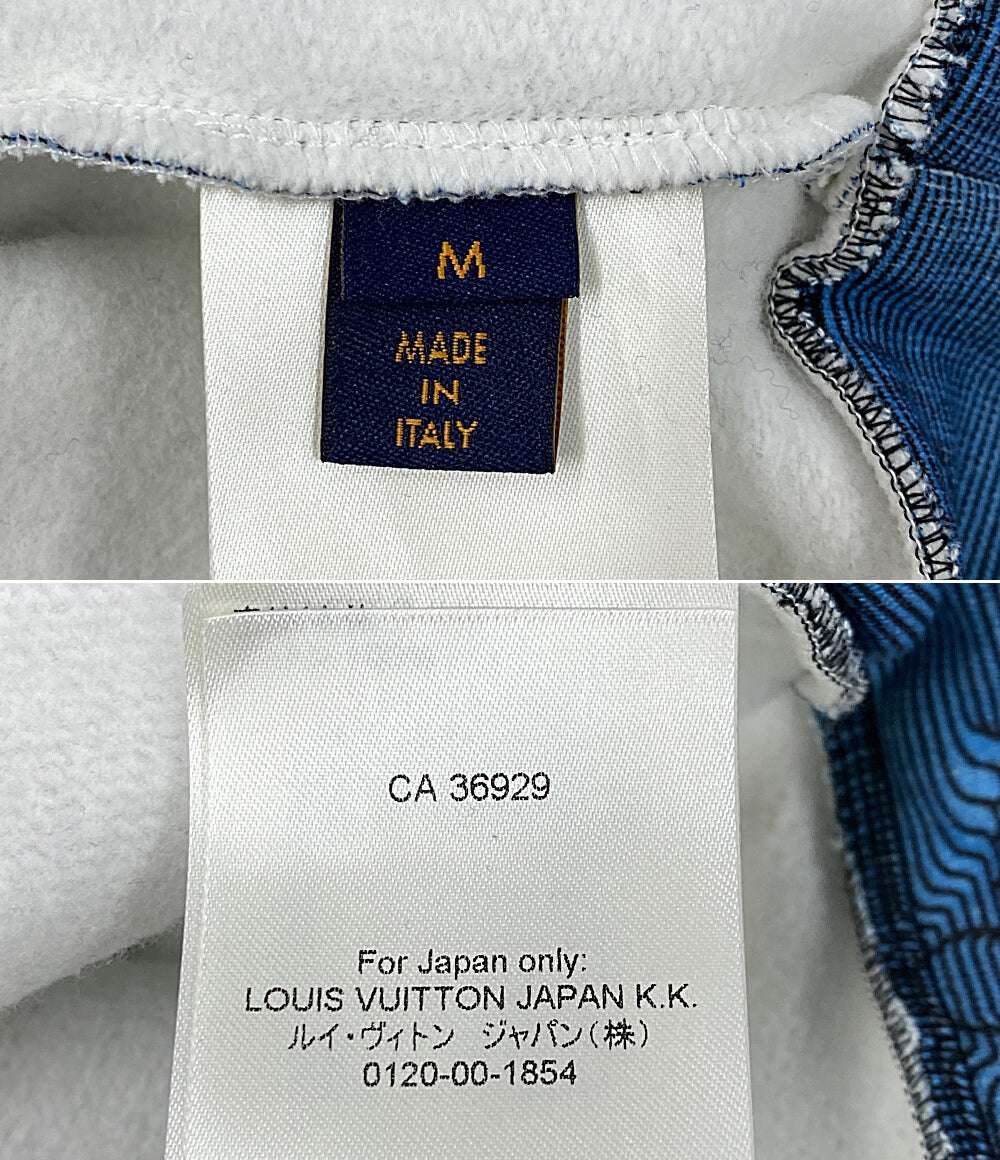 ルイヴィトン 美品 2022AW プルオーバーパーカー 3Dモノグラム メンズ SIZE M LOUIS VUITTON