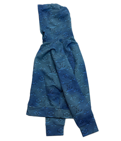 ルイヴィトン 美品 2022AW プルオーバーパーカー 3Dモノグラム メンズ SIZE M LOUIS VUITTON