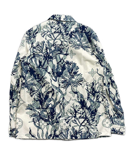 ルイヴィトン 美品 RM232M26 プリンテッドコットンオーバーシャツ メンズ SIZE M LOUIS VUITTON