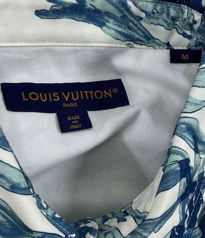 ルイヴィトン 美品 RM232M26 プリンテッドコットンオーバーシャツ メンズ SIZE M LOUIS VUITTON
