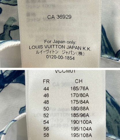 ルイヴィトン 美品 RM232M26 プリンテッドコットンオーバーシャツ メンズ SIZE M LOUIS VUITTON