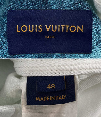 ルイヴィトン 美品 2023ss スプレーデニムジャケット メンズ SIZE 48 LOUIS VUITTON