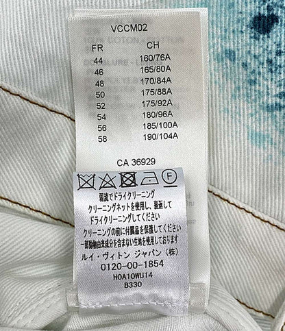 ルイヴィトン 美品 2023ss スプレーデニムジャケット メンズ SIZE 48 LOUIS VUITTON