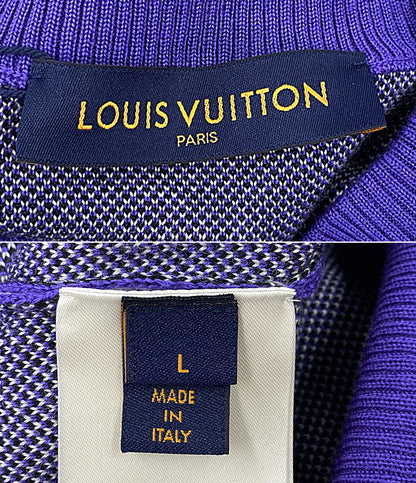ルイヴィトン 美品 ニット 2022AW ジャガードニット 1AAHFA STUDIO メンズ SIZE L LOUIS VUITTON