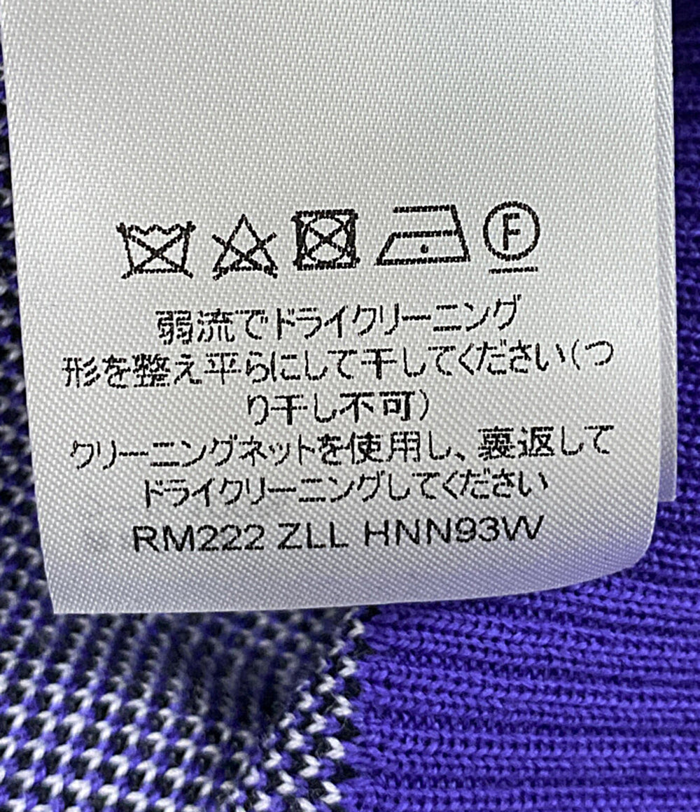 ルイヴィトン 美品 ニット 2022AW ジャガードニット 1AAHFA STUDIO メンズ SIZE L LOUIS VUITTON