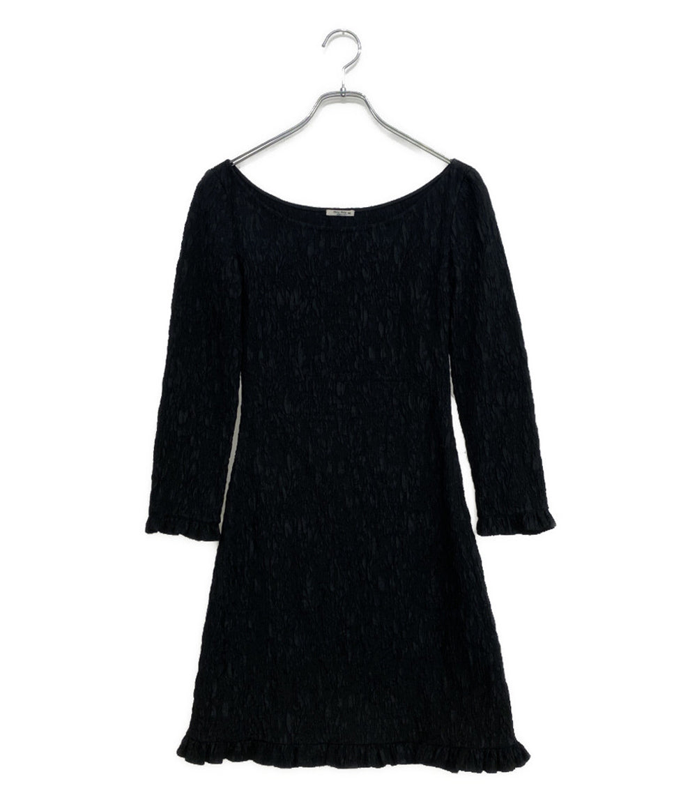 ミュウ ミュウ ワンピース ブラック 2011SS レディース SIZE 38 MIU MIU