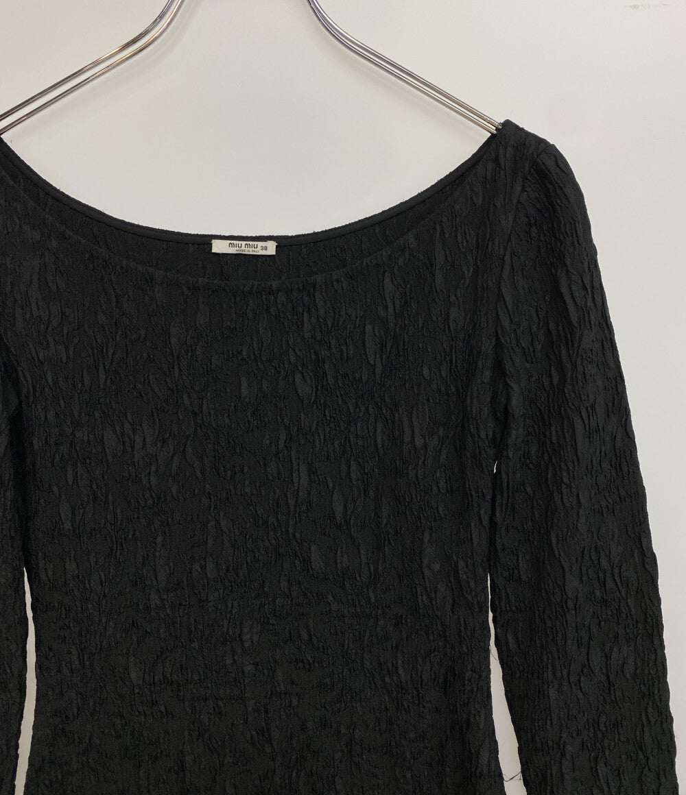 ミュウ ミュウ ワンピース ブラック 2011SS レディース SIZE 38 MIU