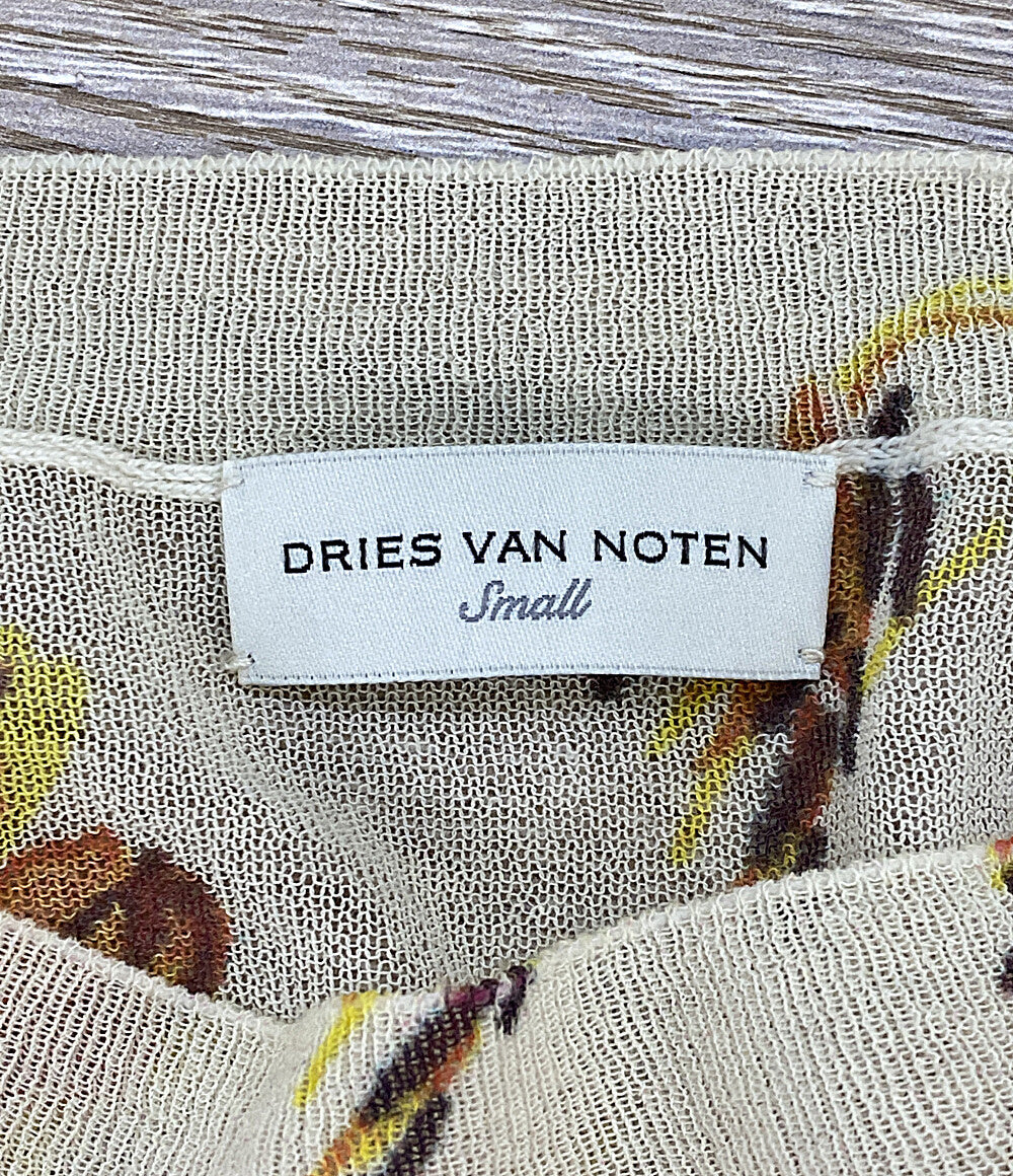 ドリスヴァンノッテン 美品 ニット 花柄 セーター 71-02-03-02108 レディース SIZE S DRIES VAN NOTEN