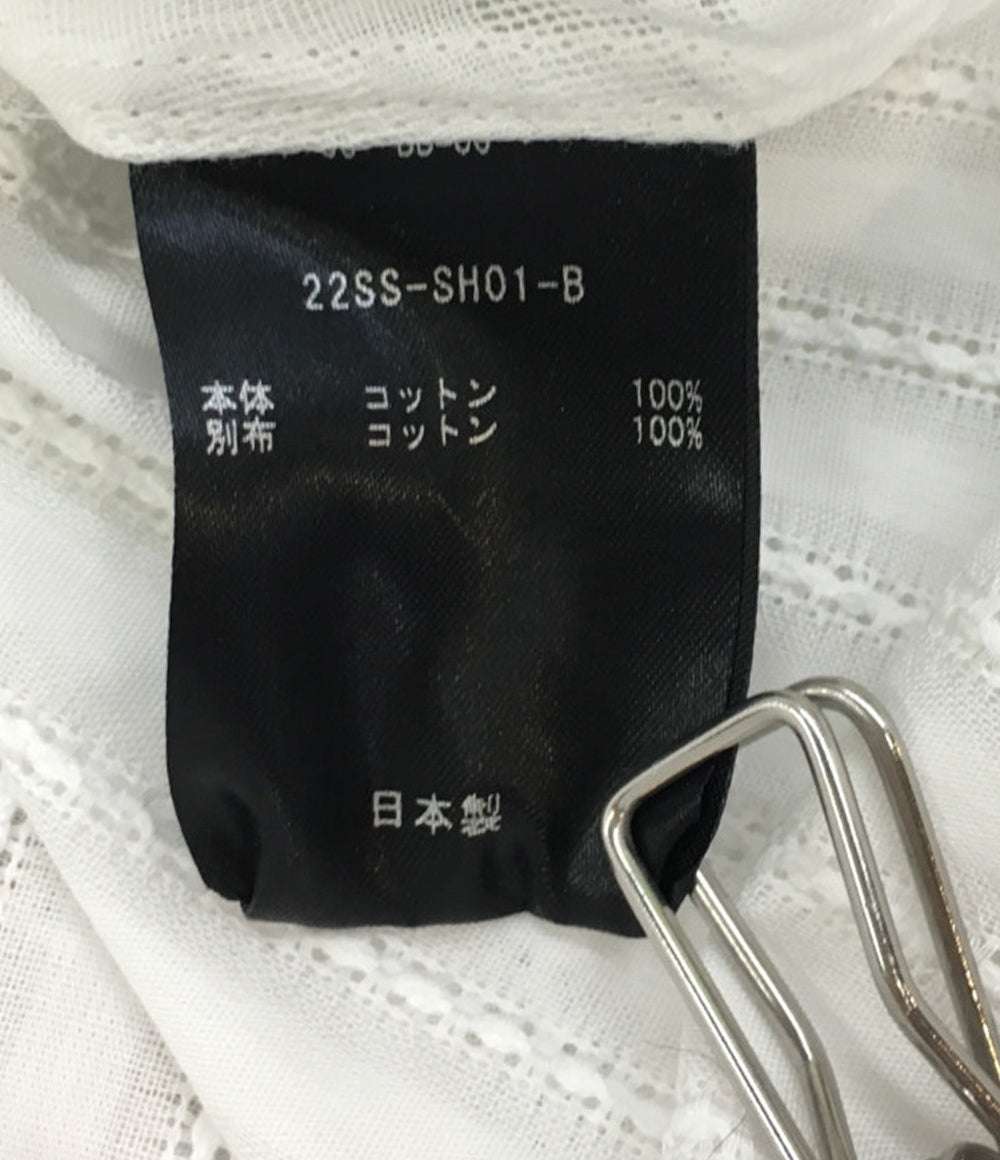 美品 カバナ 長袖ロングシャツ 22-050 ホワイト レディース SIZE - Cabana