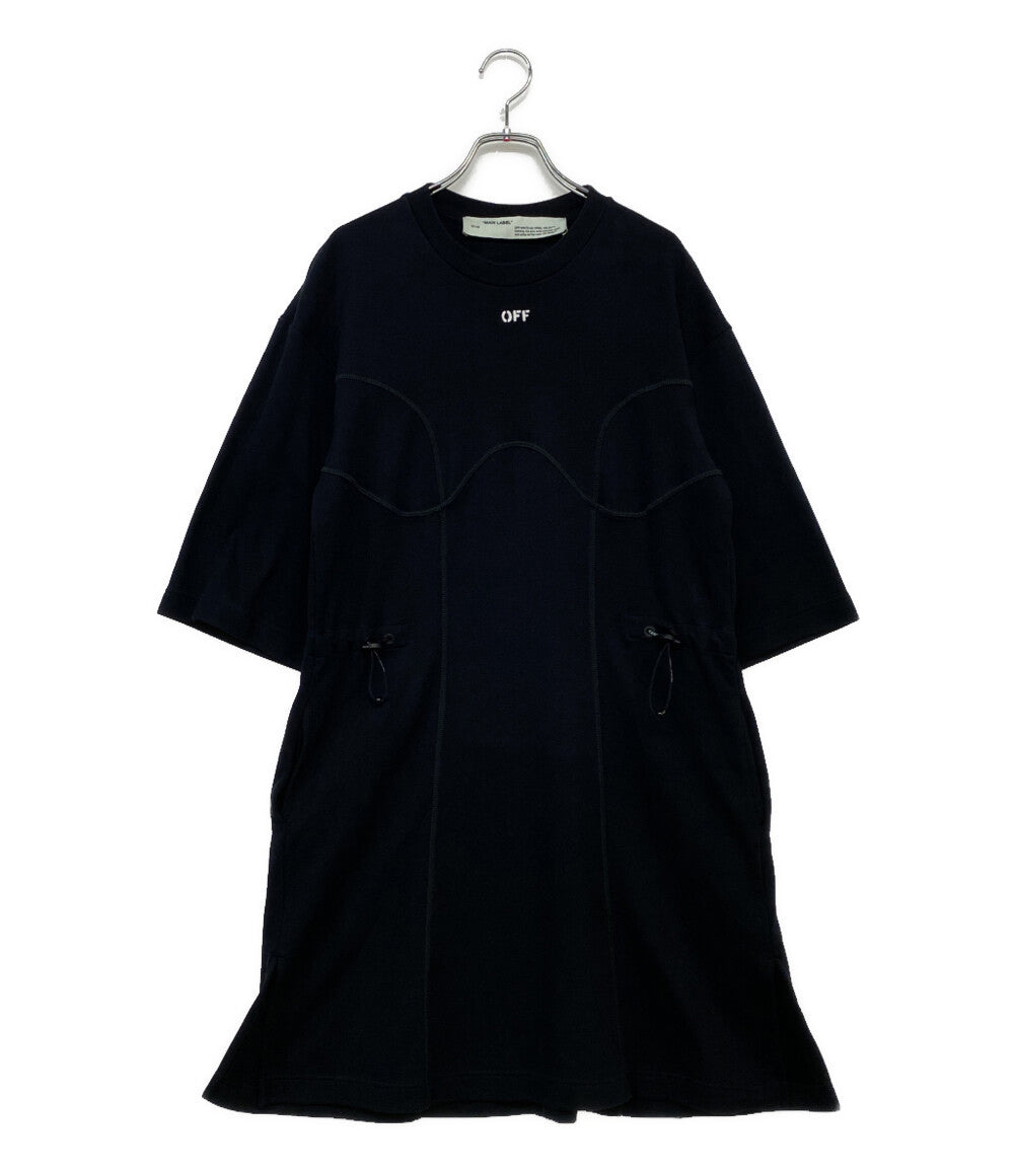 オフホワイト 五分袖ワンピース MAIN LABEL レディース SIZE 38 OFF-WHITE