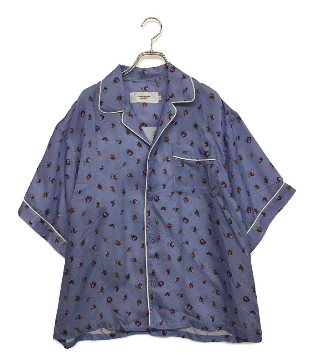 JANE SMITH ジェーンスミス 半袖シャツ ライラック CUPRO FLOWER PRINT レディース SIZE 38
