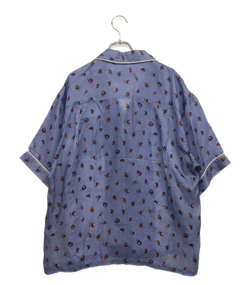 JANE SMITH ジェーンスミス 半袖シャツ ライラック CUPRO FLOWER PRINT レディース SIZE 38