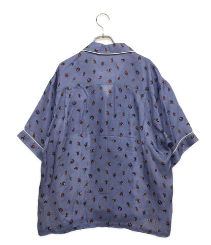 JANE SMITH ジェーンスミス 半袖シャツ ライラック CUPRO FLOWER PRINT レディース SIZE 38