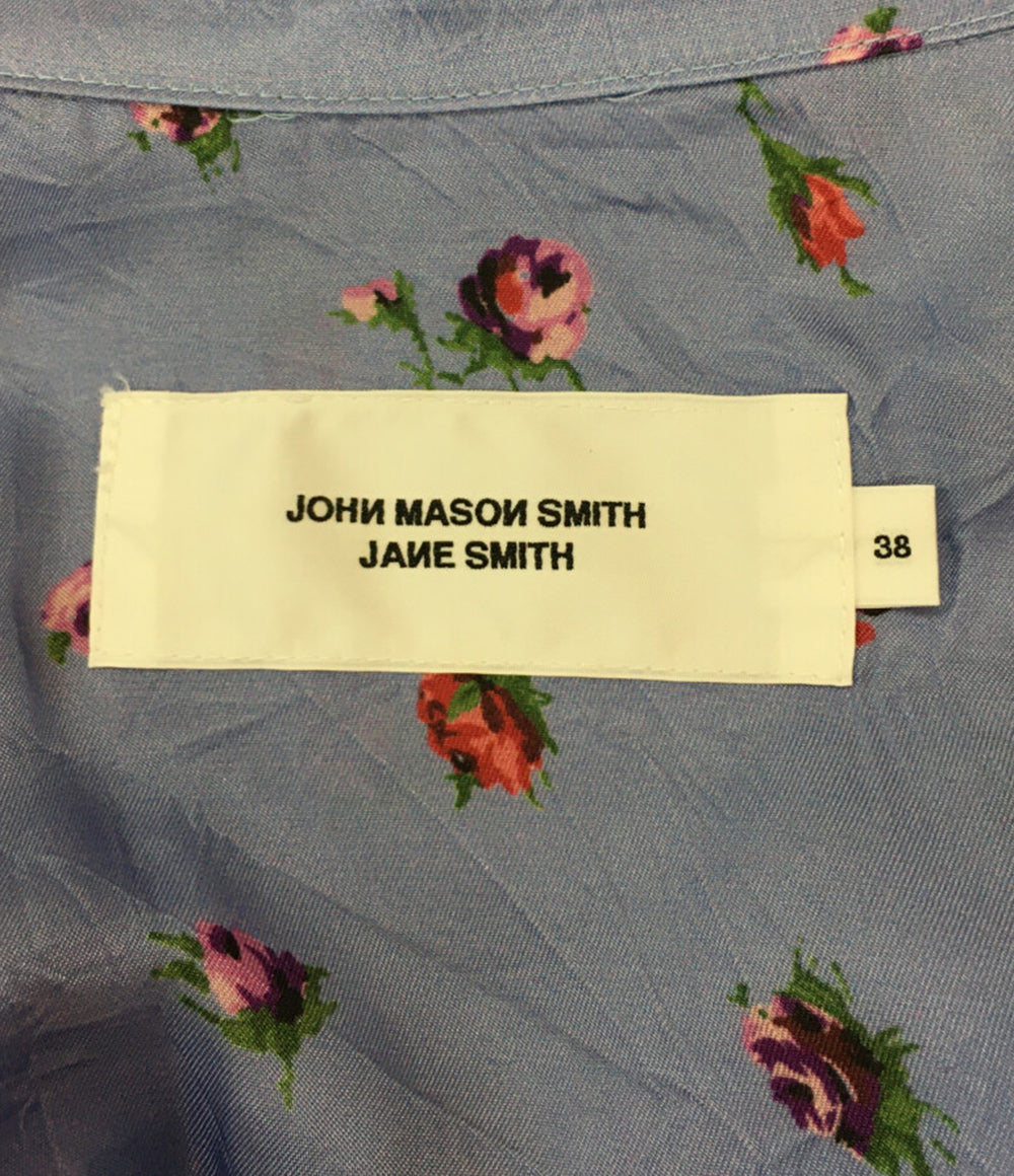 JANE SMITH ジェーンスミス 半袖シャツ ライラック CUPRO FLOWER PRINT レディース SIZE 38