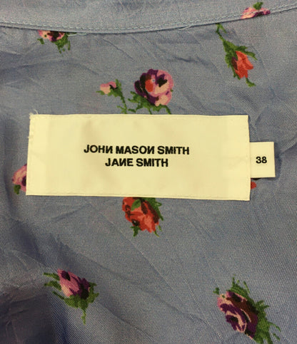 JANE SMITH ジェーンスミス 半袖シャツ ライラック CUPRO FLOWER PRINT レディース SIZE 38