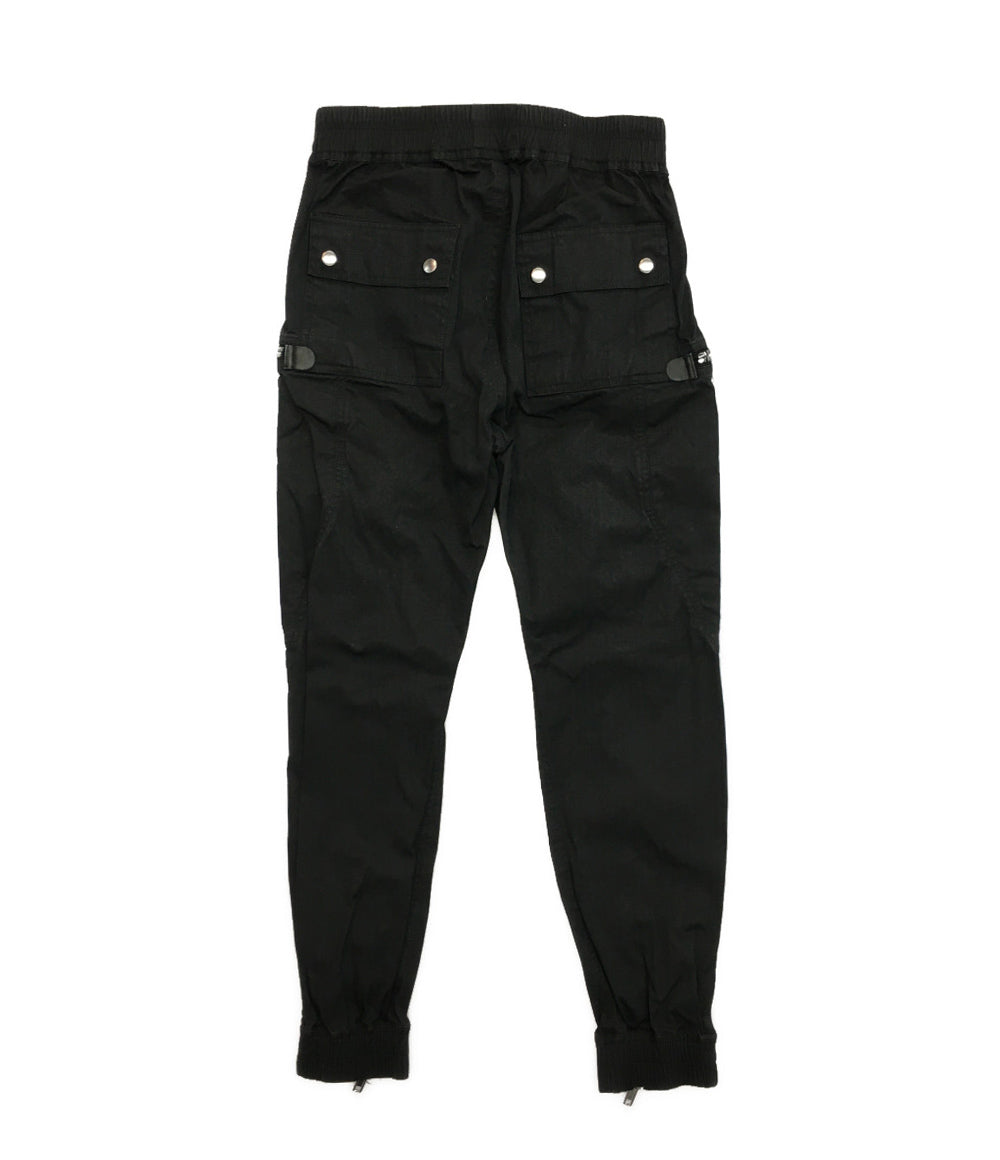 リックオウエンス カーゴパンツ ブラック RU01E5377-TE BAUHAUS CARGO 25SS メンズ SIZE 46 RICK OWENS