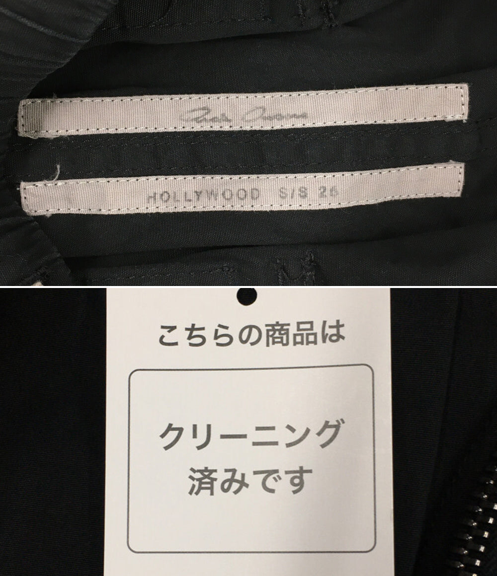 リックオウエンス カーゴパンツ ブラック RU01E5377-TE BAUHAUS CARGO 25SS メンズ SIZE 46 RICK OWENS