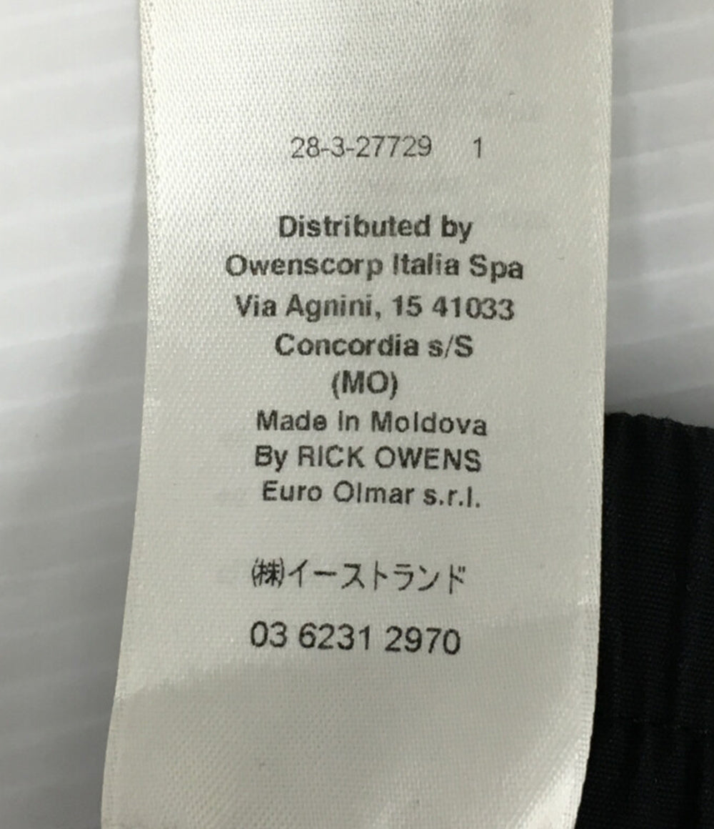 リックオウエンス カーゴパンツ ブラック RU01E5377-TE BAUHAUS CARGO 25SS メンズ SIZE 46 RICK OWENS