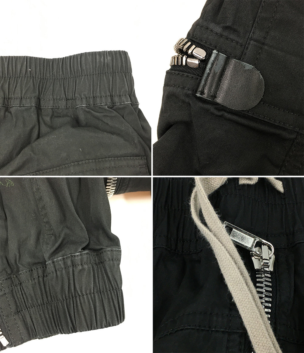 リックオウエンス カーゴパンツ ブラック RU01E5377-TE BAUHAUS CARGO 25SS メンズ SIZE 46 RICK OWENS